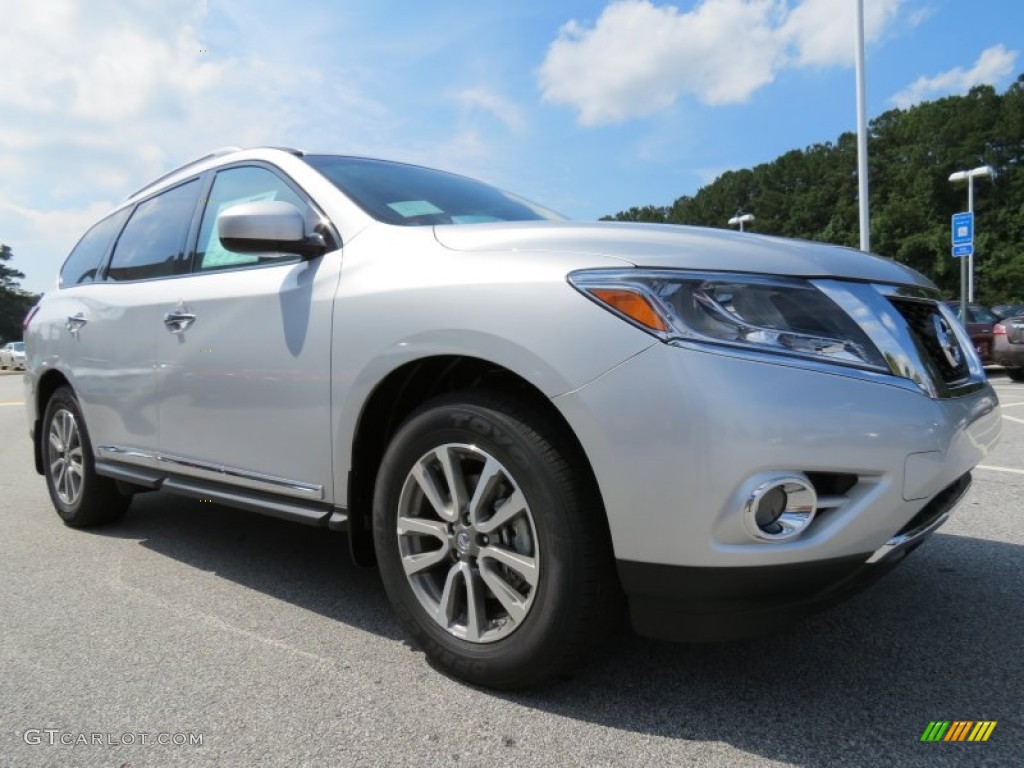 Brilliant Silver 2014 Nissan Pathfinder SL Exterior Photo #86103727