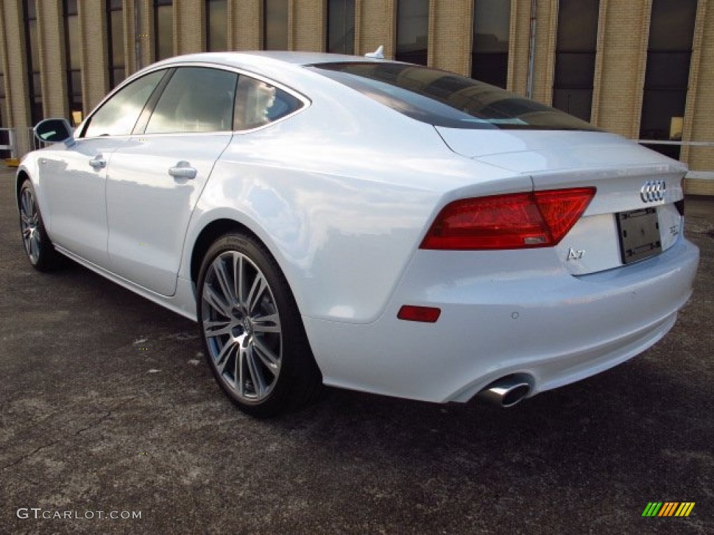 Glacier White Metallic 2014 Audi A7 3.0T quattro Premium Plus Exterior Photo #86104165