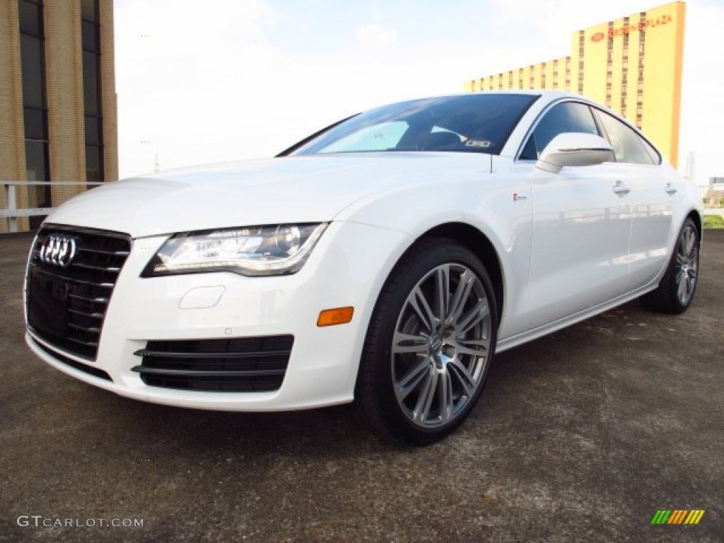 2014 A7 3.0T quattro Premium Plus - Glacier White Metallic / Black photo #5