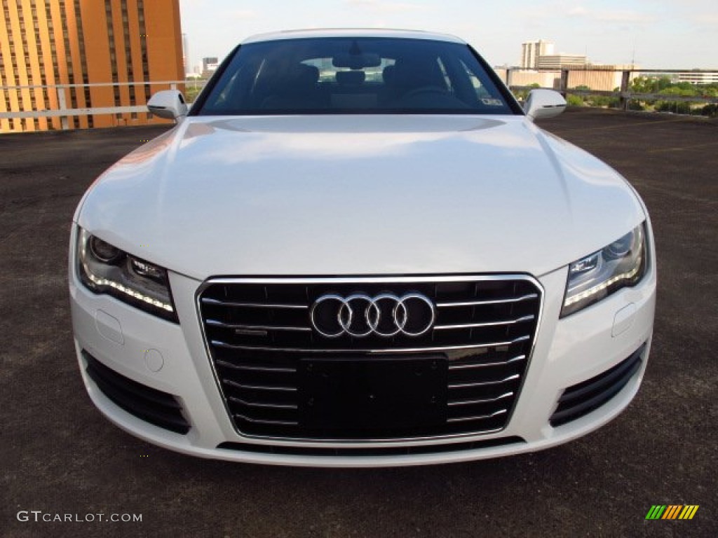 Glacier White Metallic 2014 Audi A7 3.0T quattro Premium Plus Exterior Photo #86104205