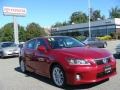 2012 Matador Red Mica Lexus CT 200h Hybrid Premium  photo #1