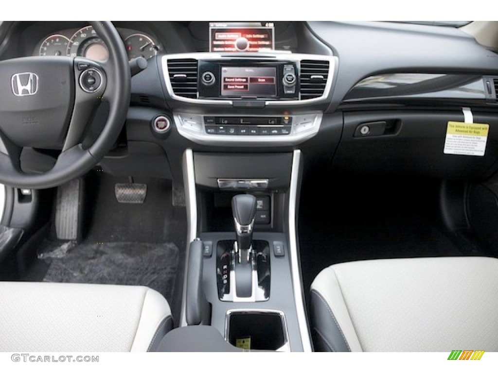 2014 Honda Accord EX-L Coupe Ivory Dashboard Photo #86104459