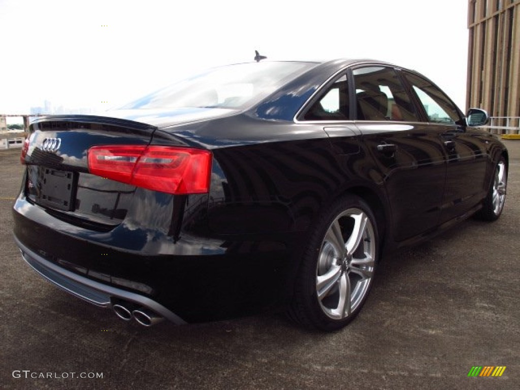 Phantom Black Pearl 2014 Audi S6 Prestige quattro Sedan Exterior Photo #86105242