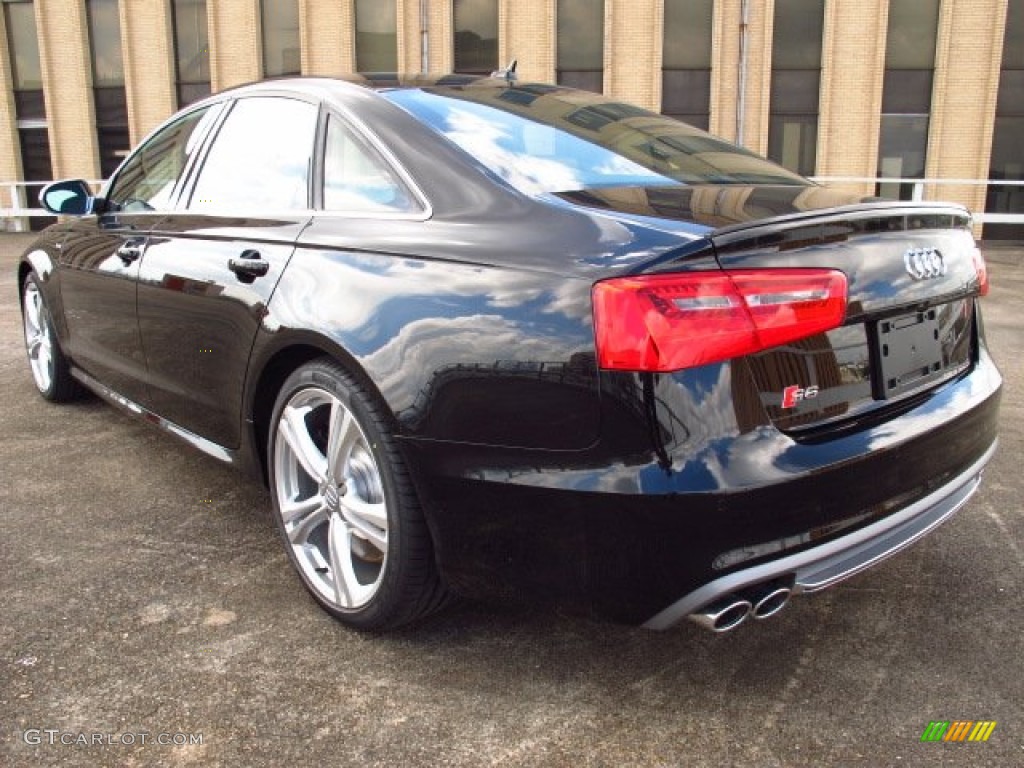 Phantom Black Pearl 2014 Audi S6 Prestige quattro Sedan Exterior Photo #86105281