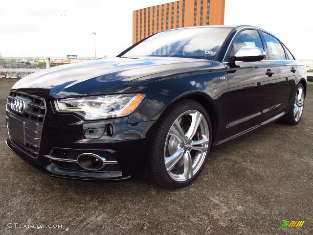 Phantom Black Pearl 2014 Audi S6 Prestige quattro Sedan Exterior Photo #86105305