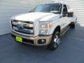 2013 Oxford White Ford F350 Super Duty King Ranch Crew Cab 4x4 Dually  photo #7