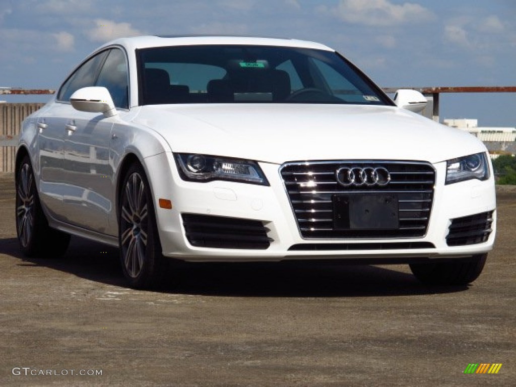 Ibis White 2014 Audi A7 3.0T quattro Premium Plus Exterior Photo #86106343