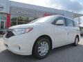 Pearl White 2013 Nissan Quest 3.5 S