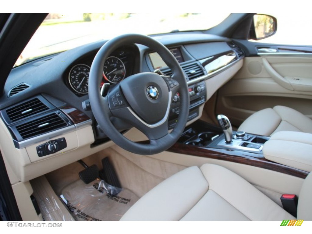 Sand Beige Interior 2013 BMW X5 xDrive 50i Photo #86106607