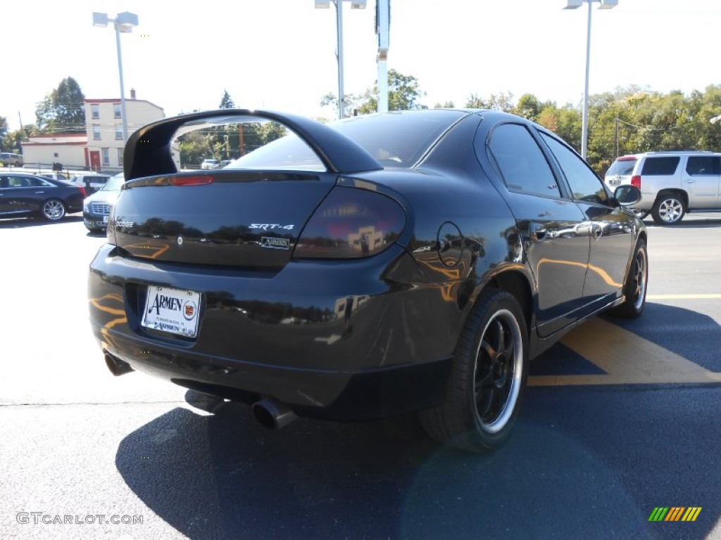 2005 Neon SRT-4 - Black / Dark Slate Gray photo #5