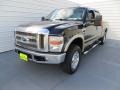 2008 Black Ford F250 Super Duty Lariat Crew Cab 4x4  photo #7