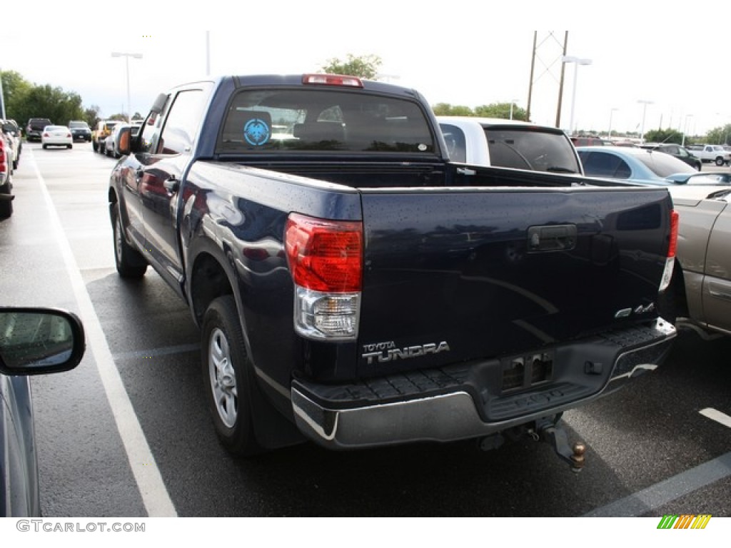 2010 Tundra CrewMax 4x4 - Nautical Blue Metallic / Sand Beige photo #3