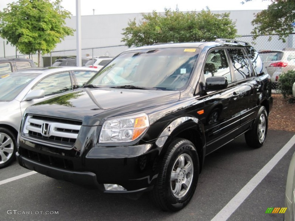 Formal Black 2007 Honda Pilot EX 4WD Exterior Photo #86108104