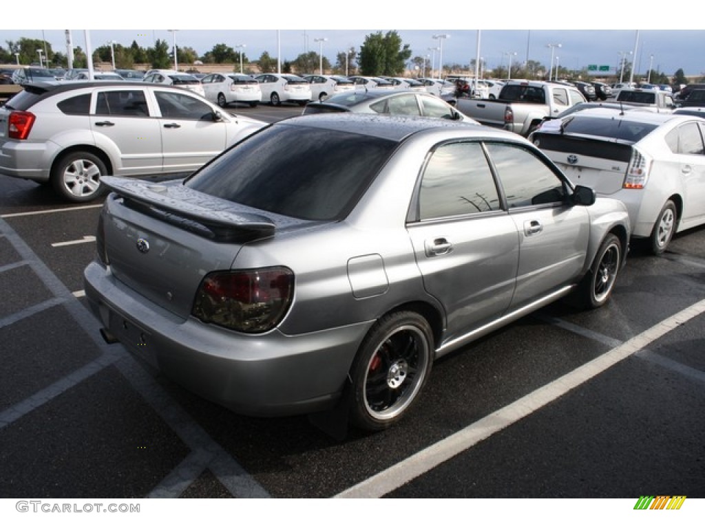 2007 Impreza WRX Sedan - Crystal Gray Metallic / Anthracite Black photo #2