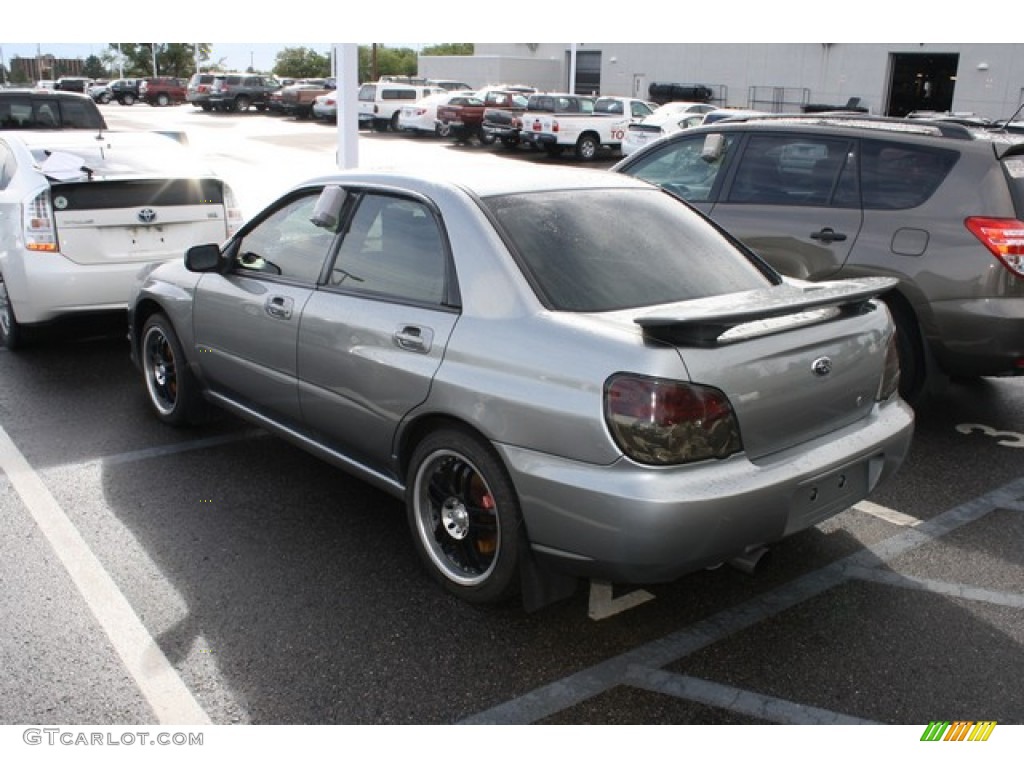 2007 Impreza WRX Sedan - Crystal Gray Metallic / Anthracite Black photo #3
