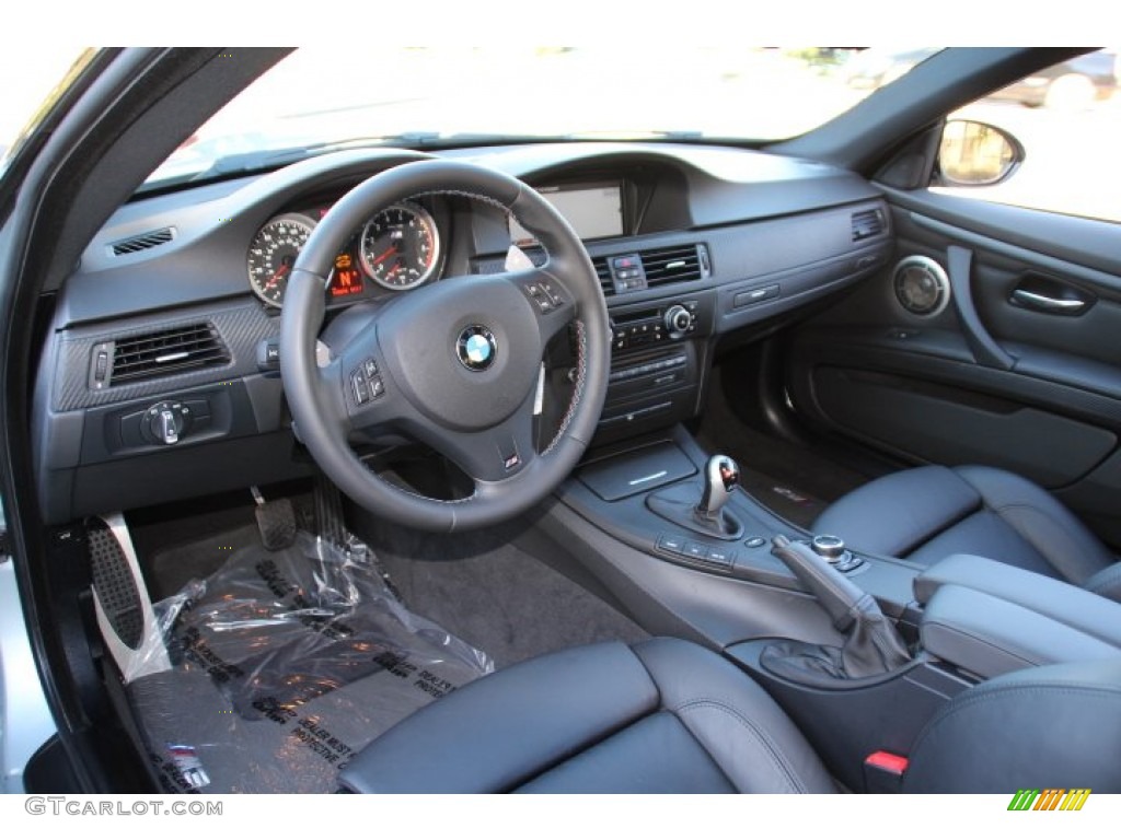 Black Novillo Leather Interior 2011 BMW M3 Coupe Photo #86108449