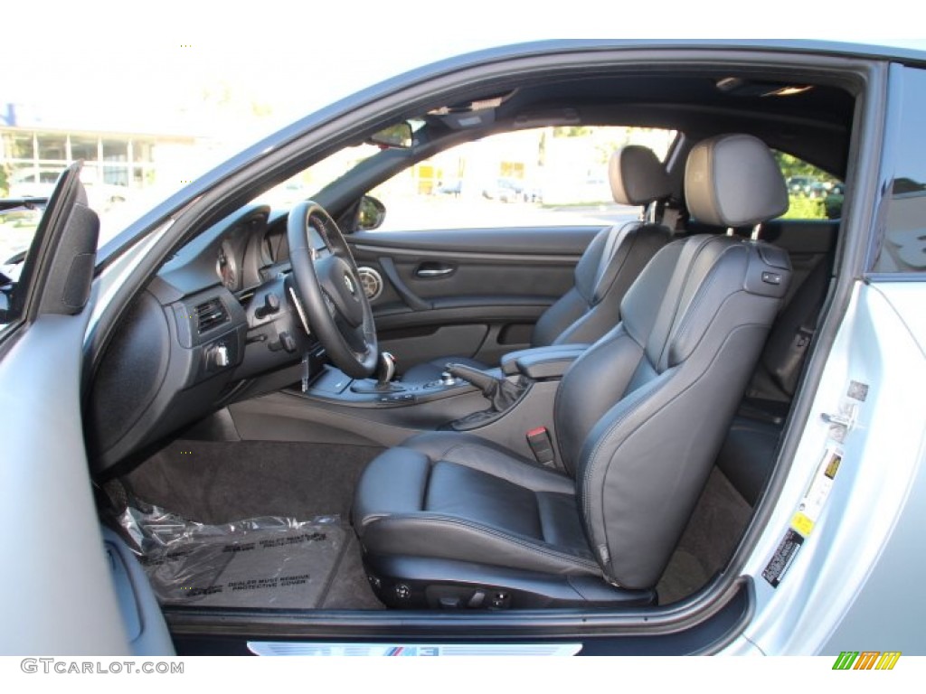 Black Novillo Leather Interior 2011 BMW M3 Coupe Photo #86108470