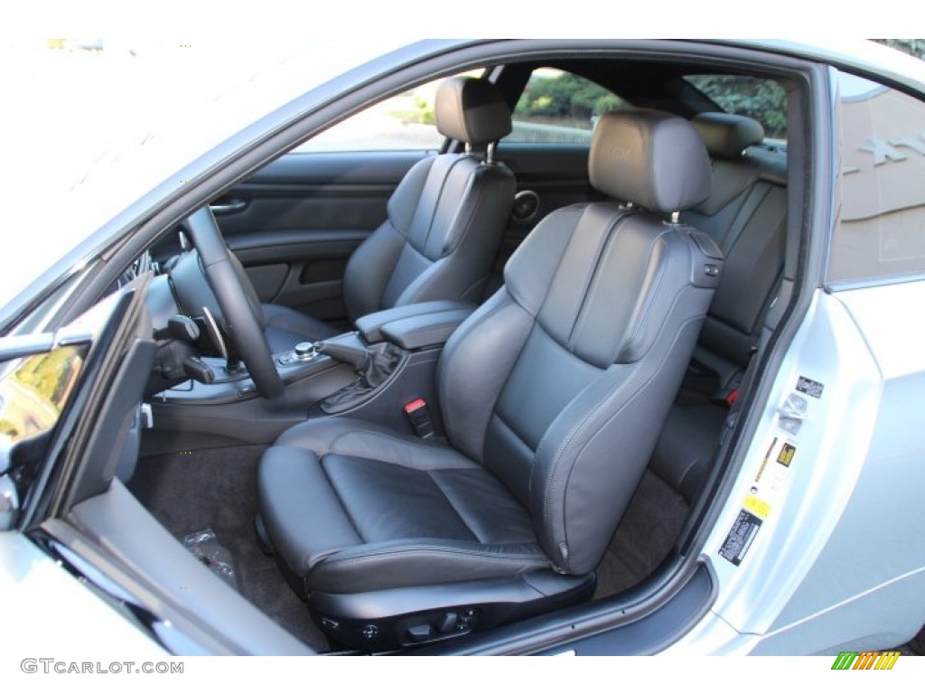Black Novillo Leather Interior 2011 BMW M3 Coupe Photo #86108485