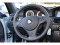 Black Novillo Leather 2011 BMW M3 Coupe Steering Wheel