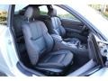 2011 BMW M3 Black Novillo Leather Interior Front Seat Photo