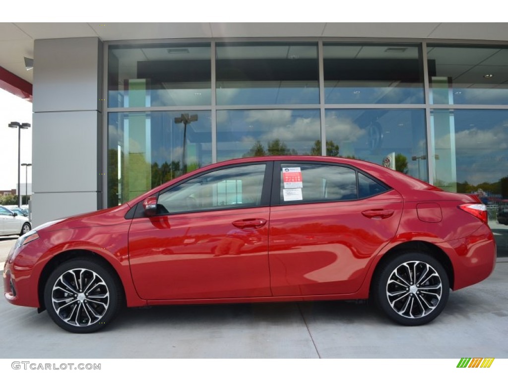 Barcelona Red Metallic 2014 Toyota Corolla S Exterior Photo #86110344