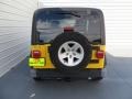 2004 Solar Yellow Jeep Wrangler Rubicon 4x4  photo #5