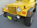 2004 Solar Yellow Jeep Wrangler Rubicon 4x4  photo #9