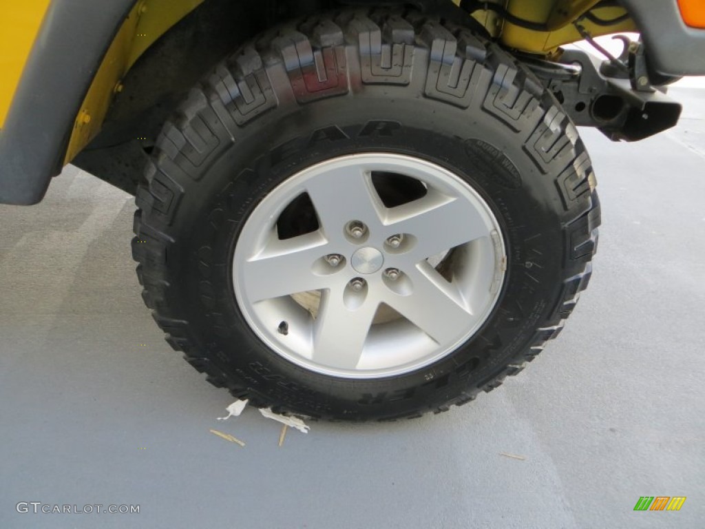 2004 Wrangler Rubicon 4x4 - Solar Yellow / Dark Slate Gray photo #13