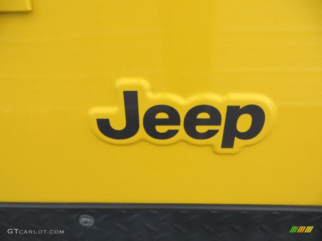 2004 Wrangler Rubicon 4x4 - Solar Yellow / Dark Slate Gray photo #15