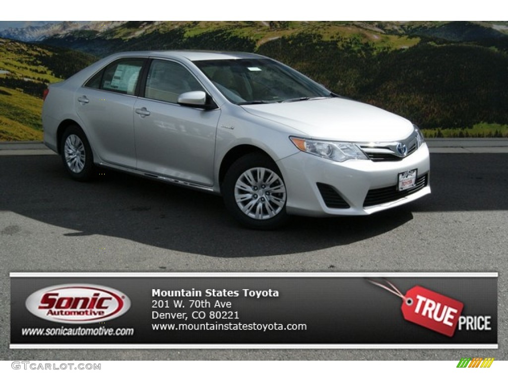 2014 Camry Hybrid LE - Classic Silver Metallic / Ash photo #1