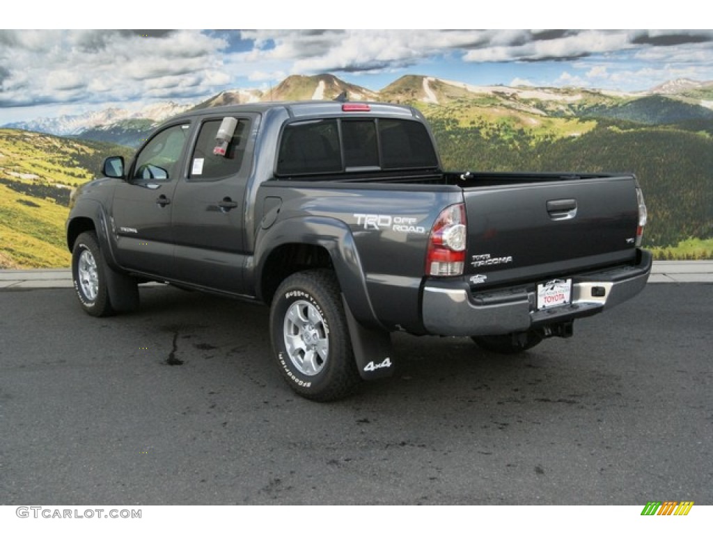 2014 Tacoma V6 TRD Double Cab 4x4 - Magnetic Gray Metallic / Graphite photo #3