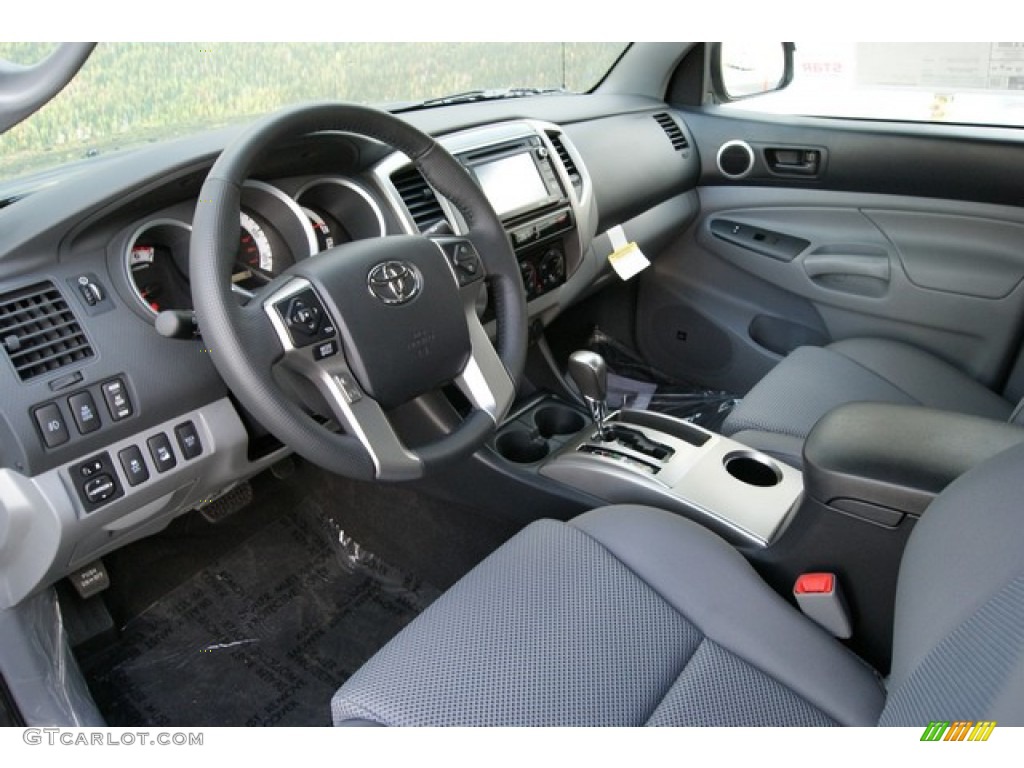 Graphite Interior 2014 Toyota Tacoma V6 TRD Double Cab 4x4 Photo #86110996