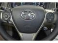 2014 Toyota Venza Light Gray Interior Steering Wheel Photo