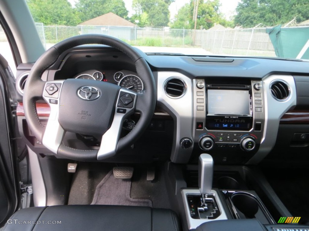2014 Toyota Tundra Limited Crewmax 4x4 Black Dashboard Photo #86111764