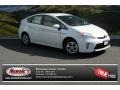 2013 Blizzard White Pearl Toyota Prius Three Hybrid  photo #1