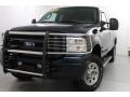 2005 True Blue Metallic Ford F250 Super Duty XLT SuperCab 4x4  photo #2