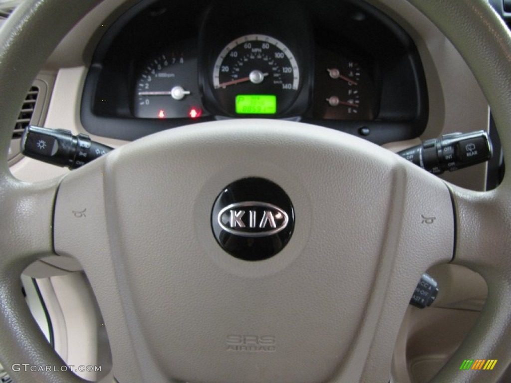 2007 Sportage LX - Champagne Metallic / Beige photo #16