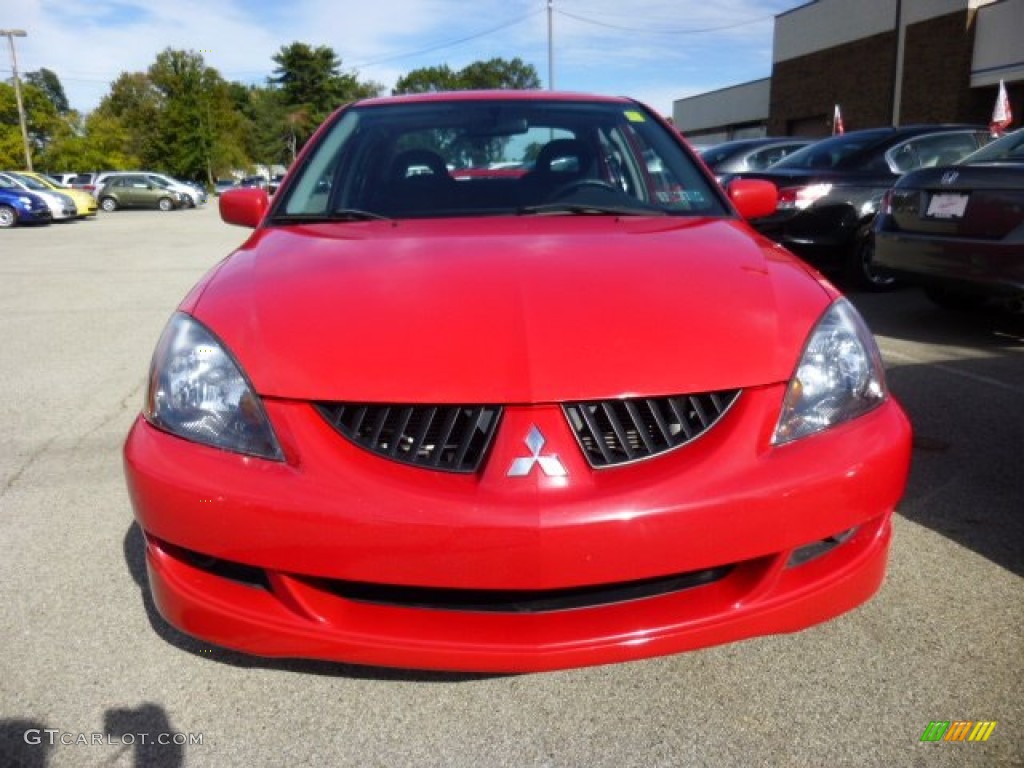 2005 Lancer RALLIART - Phoenix Red / Black photo #2