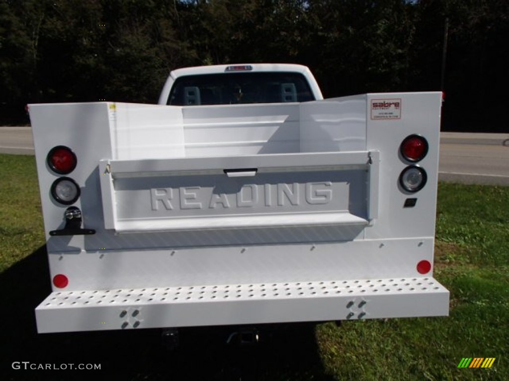 2014 F350 Super Duty XL SuperCab 4x4 Utility Truck - Oxford White / Steel photo #7