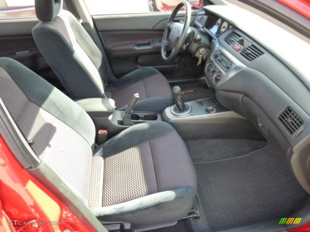 2005 Lancer RALLIART - Phoenix Red / Black photo #10
