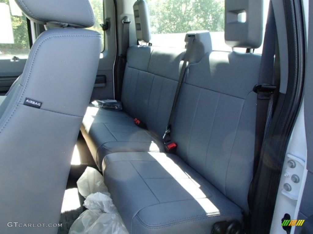 2014 F350 Super Duty XL SuperCab 4x4 Utility Truck - Oxford White / Steel photo #13