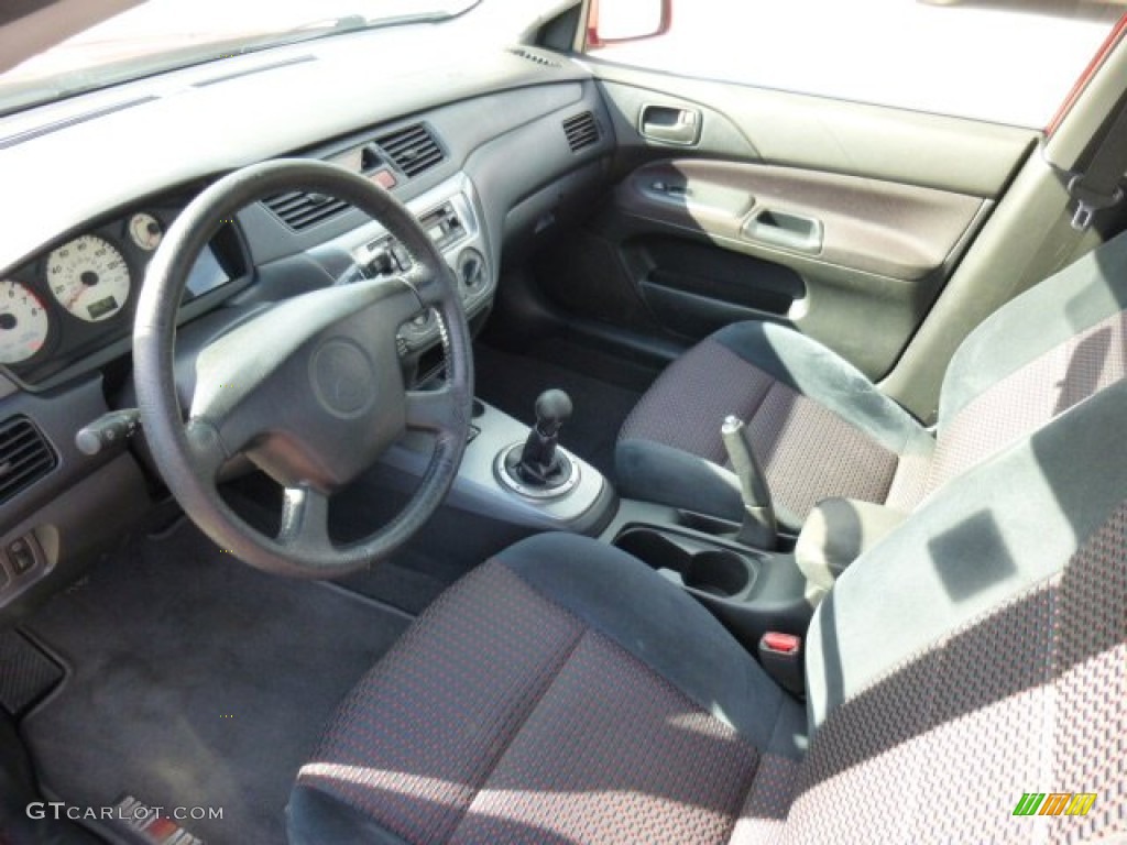 Black Interior 2005 Mitsubishi Lancer RALLIART Photo #86117064