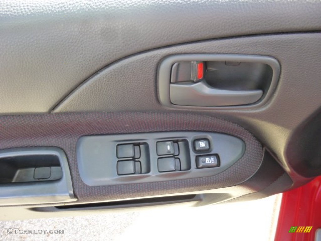 2005 Lancer RALLIART - Phoenix Red / Black photo #17