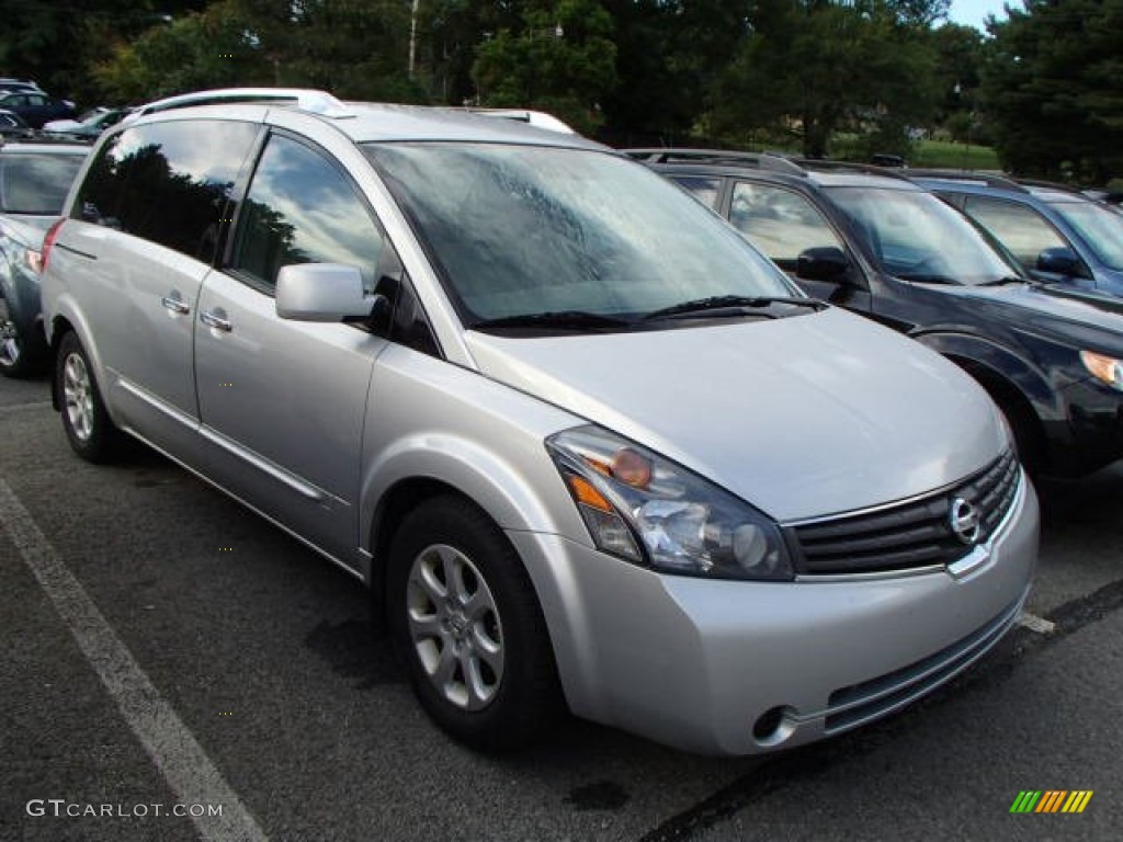 Radiant Silver Nissan Quest