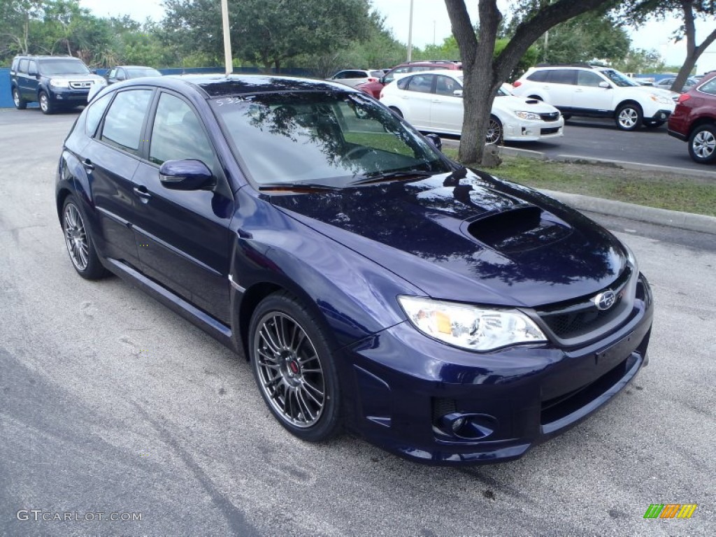 Plasma Blue Pearl 2013 Subaru Impreza WRX STi 5 Door Exterior Photo #86117826
