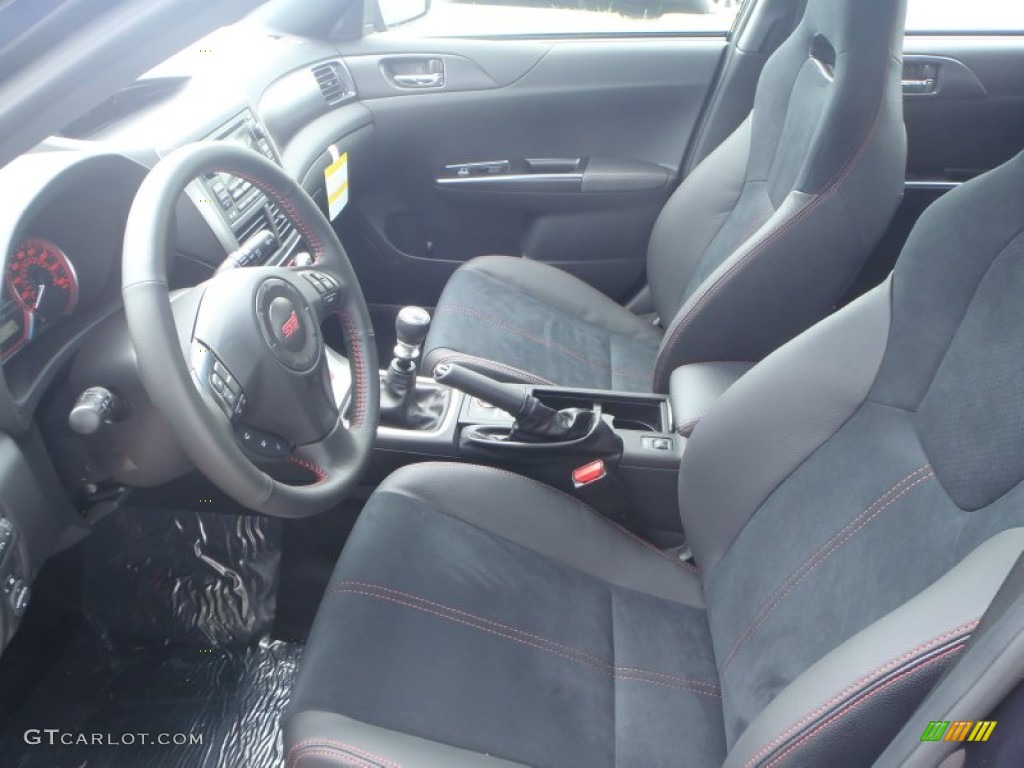 STi Black Alcantara/Carbon Black Interior 2013 Subaru Impreza WRX STi 5 Door Photo #86118082