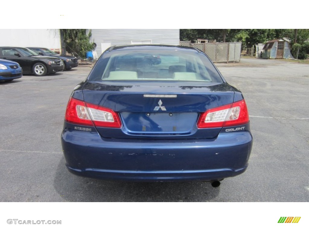 2009 Galant ES - Maizen Blue Pearl / Beige photo #3