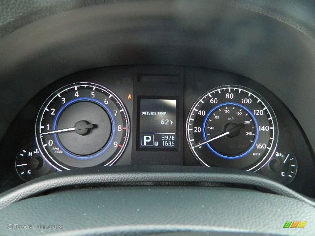 2013 Infiniti G 37 x AWD Coupe Gauges Photo #86118333