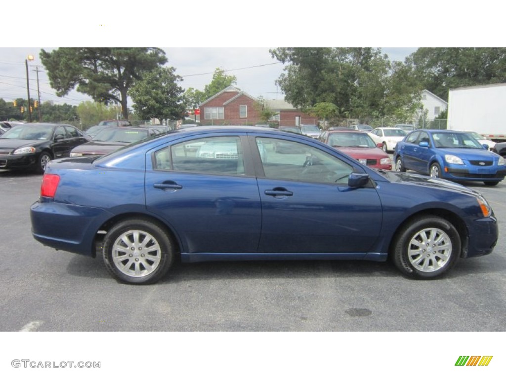 2009 Galant ES - Maizen Blue Pearl / Beige photo #4