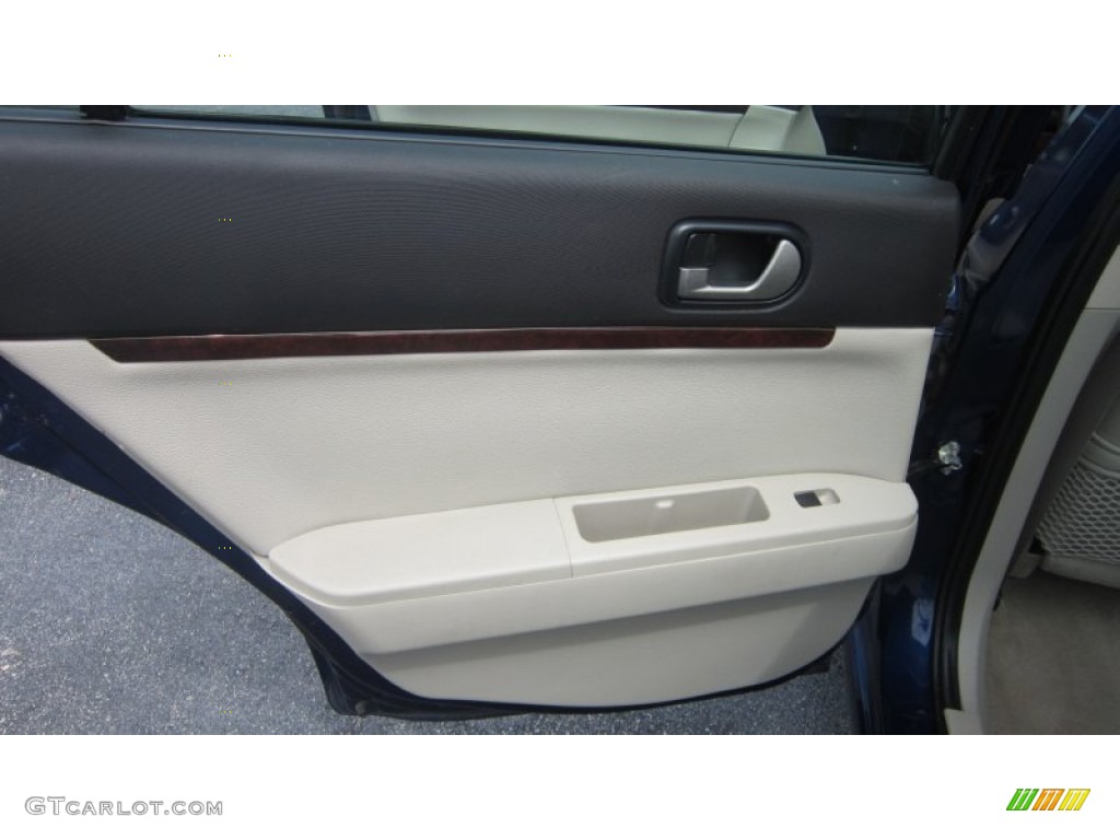 2009 Galant ES - Maizen Blue Pearl / Beige photo #10